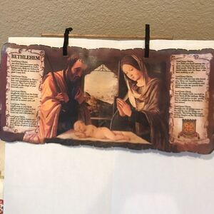 Vintage Lot of 6 Terra Sancta  Scrolls wax paper Holy Land Jesus Bible Bethlehem